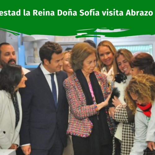 Su Majestad la Reina Doña Sofía visita Abrazo Animal. Asociación ubicada en el Centro Municipal de Atención Animal de Las Rozas.